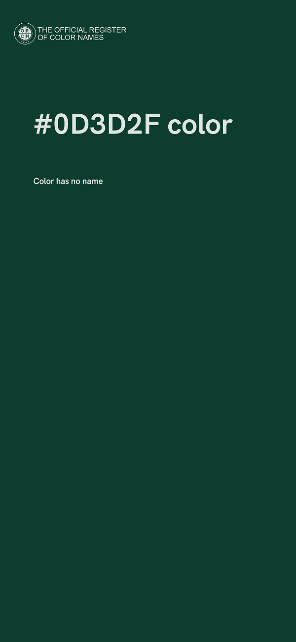#0D3D2F color image