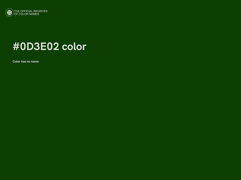 #0D3E02 color image