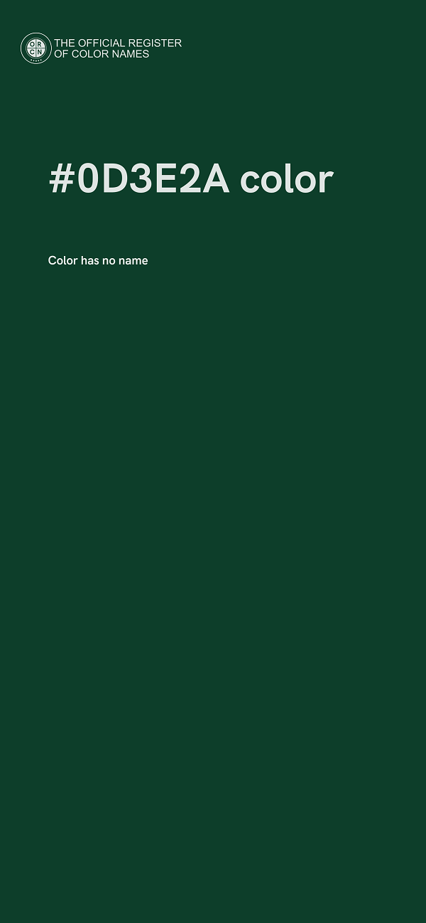#0D3E2A color image