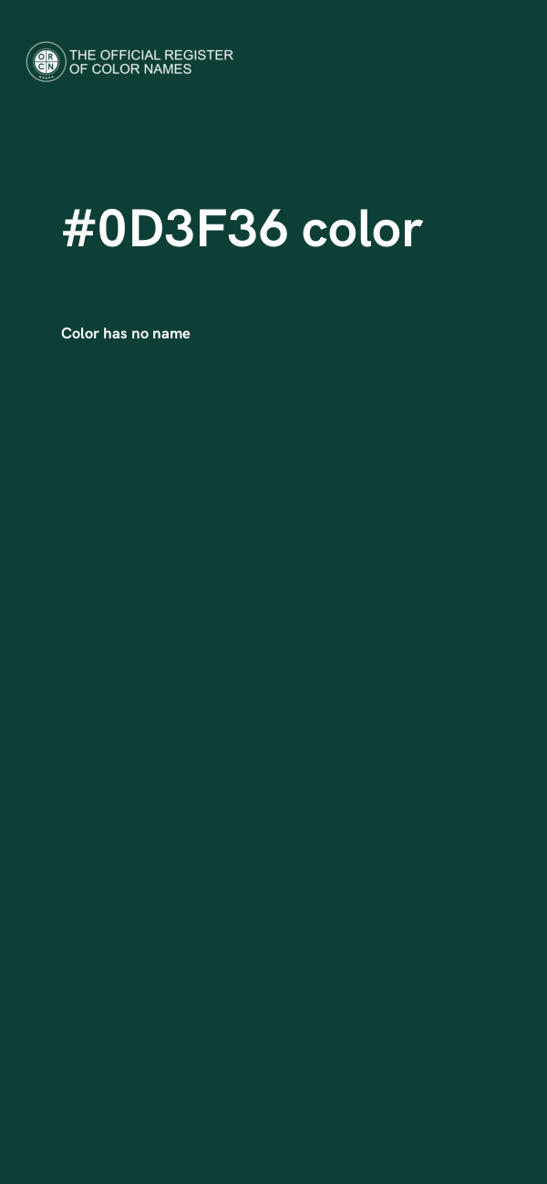 #0D3F36 color image