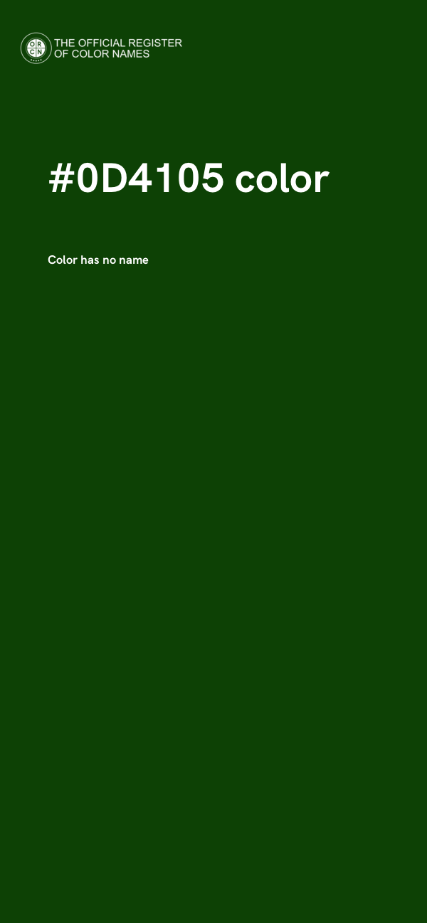 #0D4105 color image