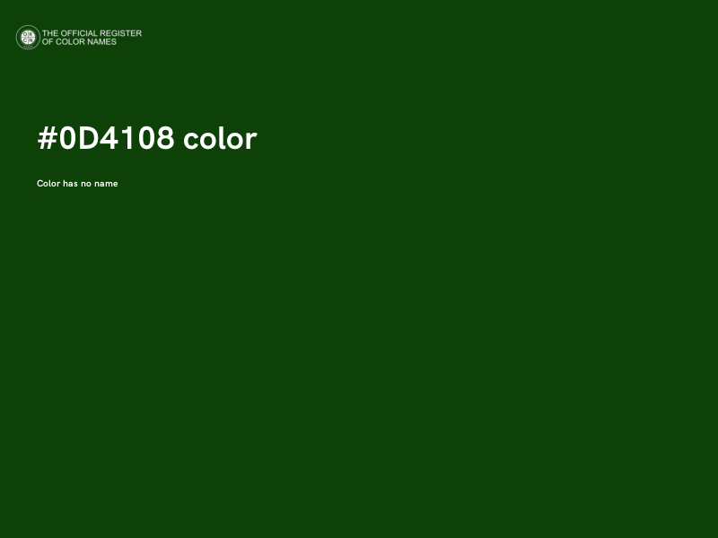 #0D4108 color image