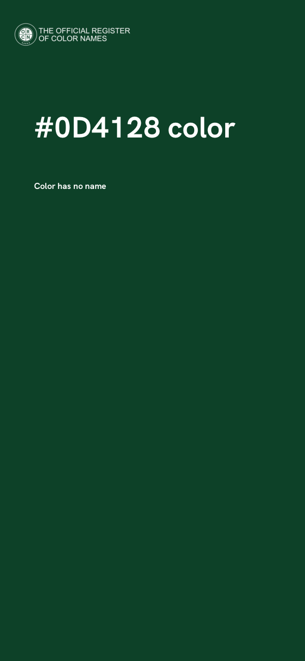 #0D4128 color image