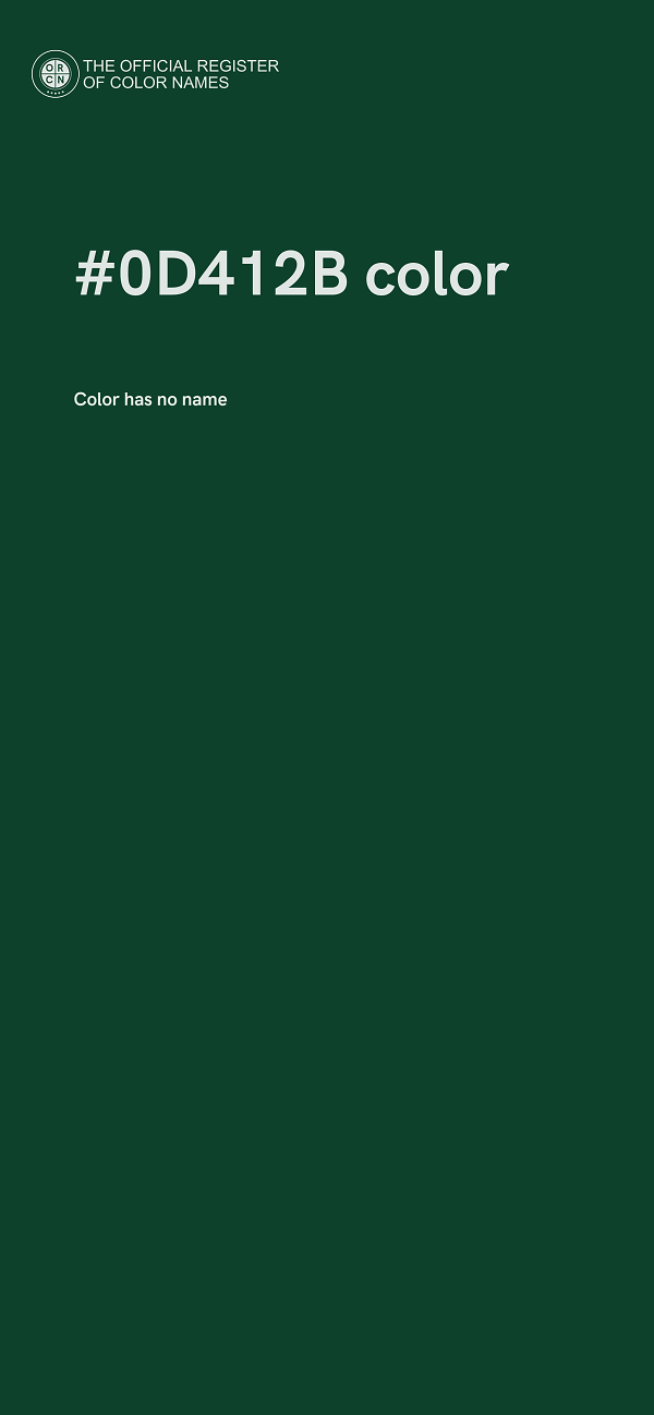 #0D412B color image