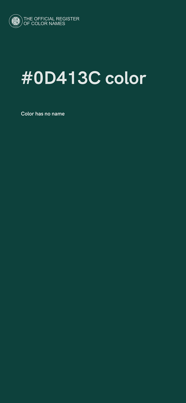 #0D413C color image