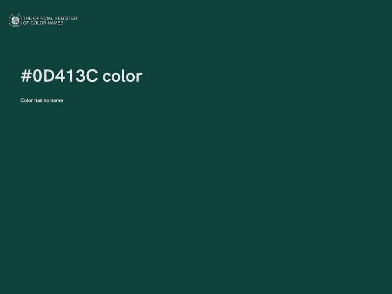 #0D413C color image