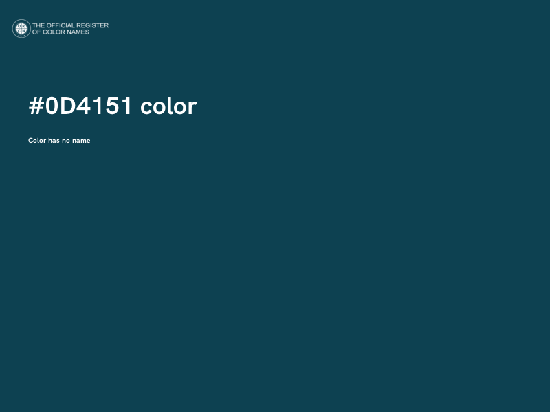 #0D4151 color image