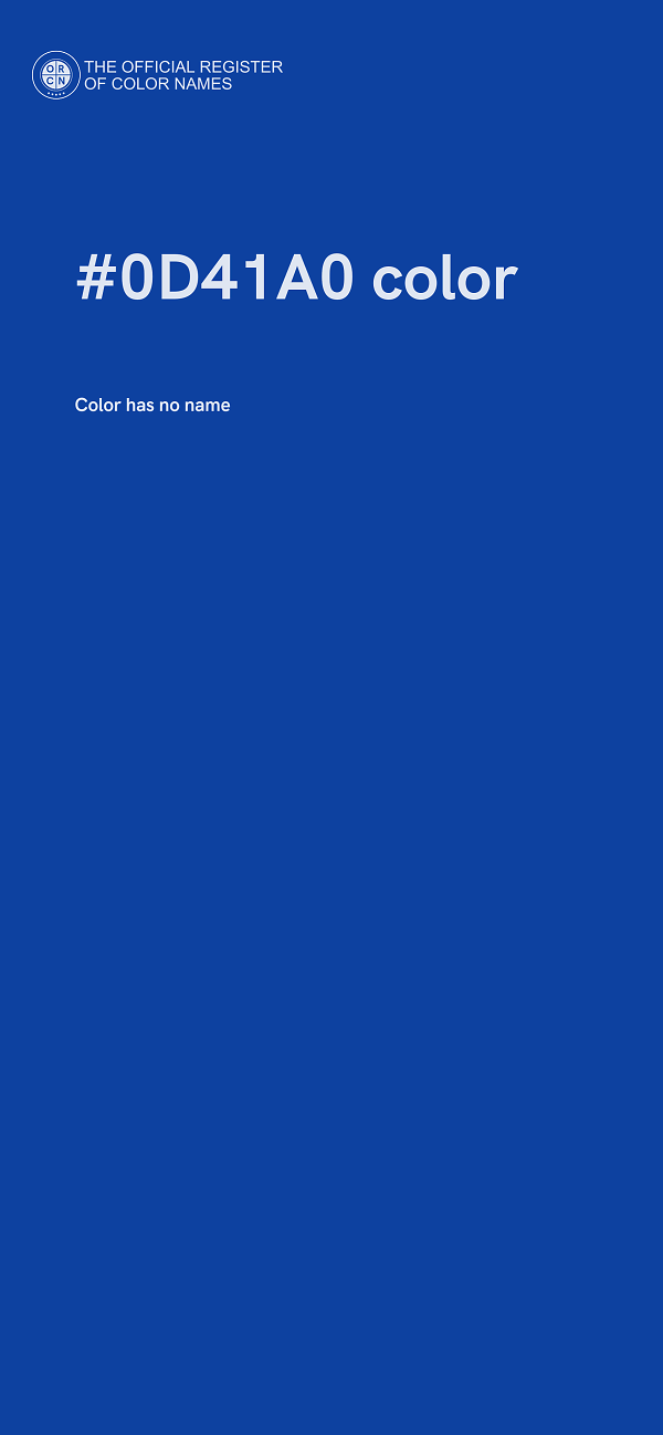 #0D41A0 color image