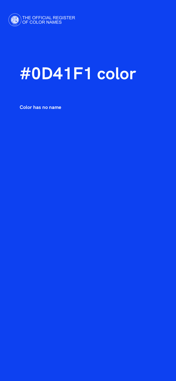 #0D41F1 color image