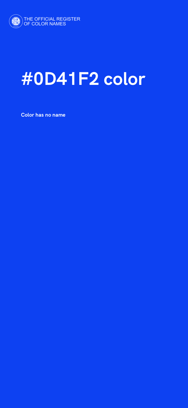 #0D41F2 color image