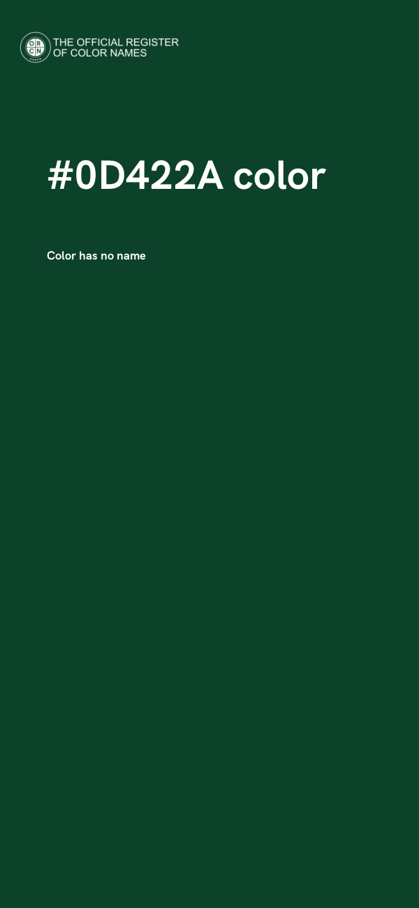 #0D422A color image