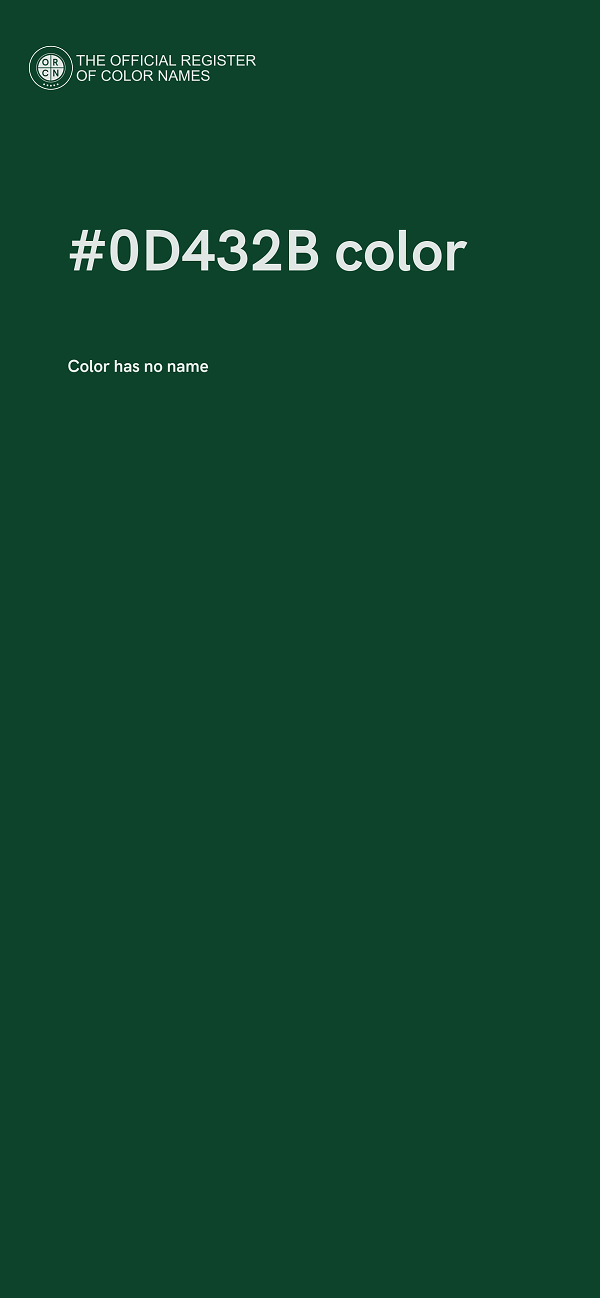 #0D432B color image