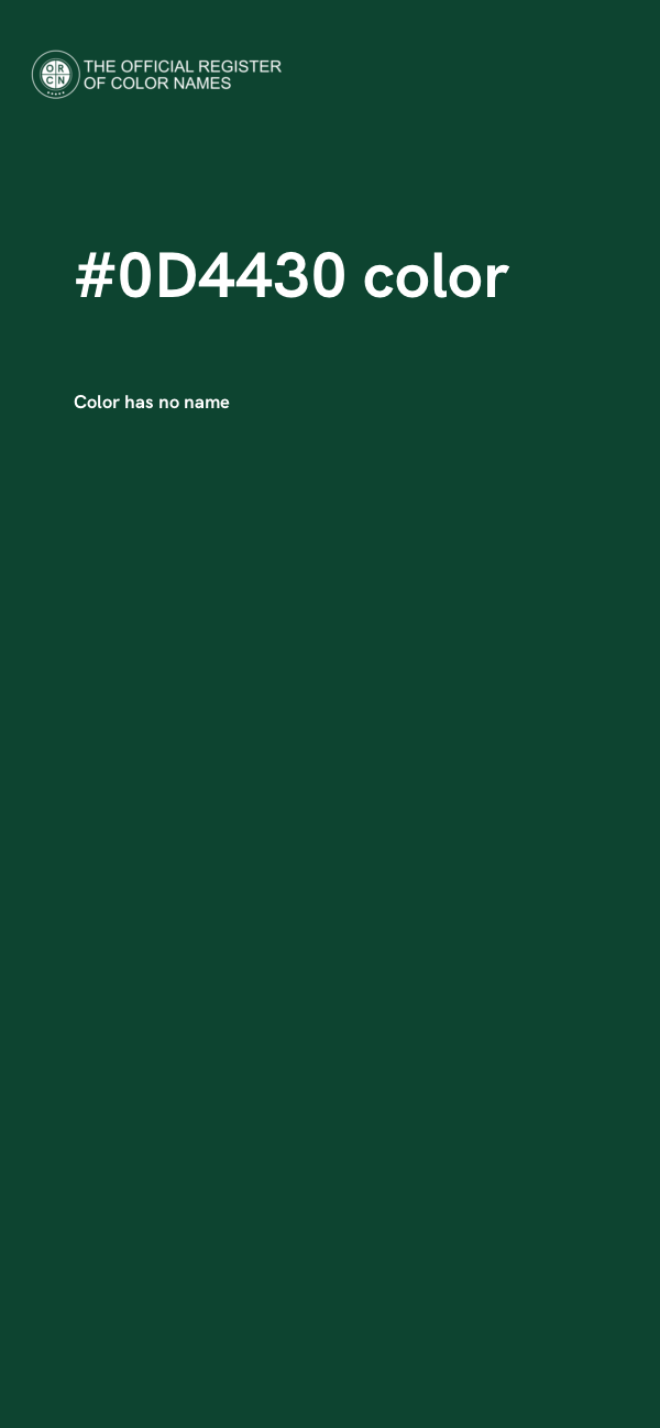 #0D4430 color image
