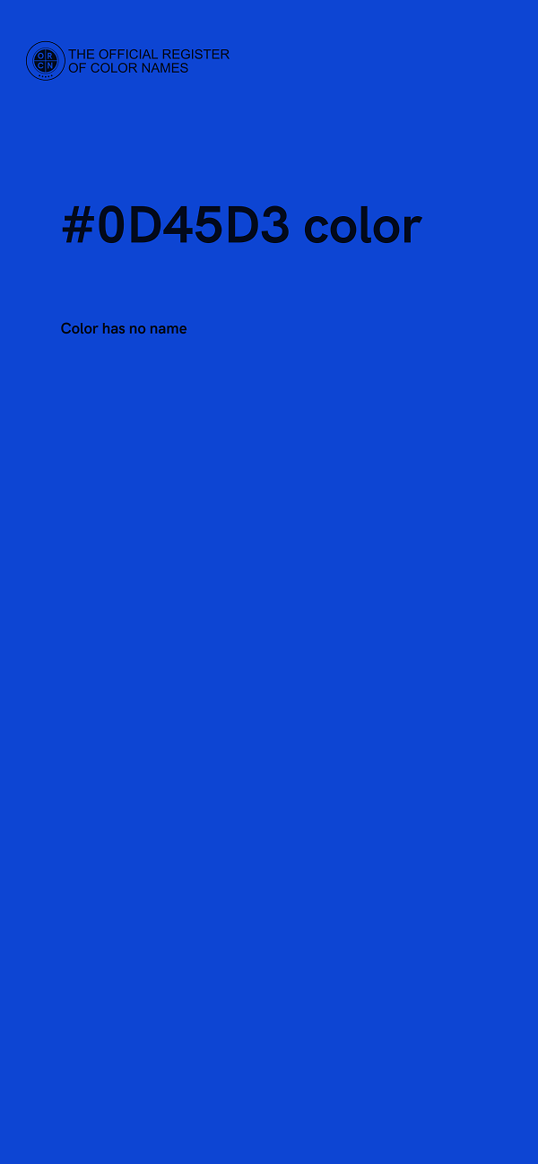 #0D45D3 color image