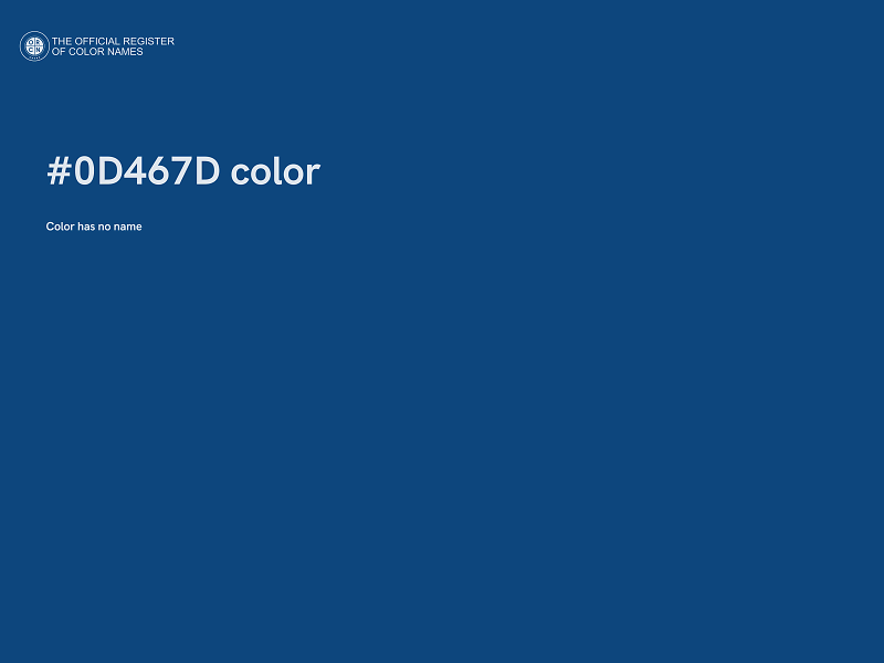 #0D467D color image