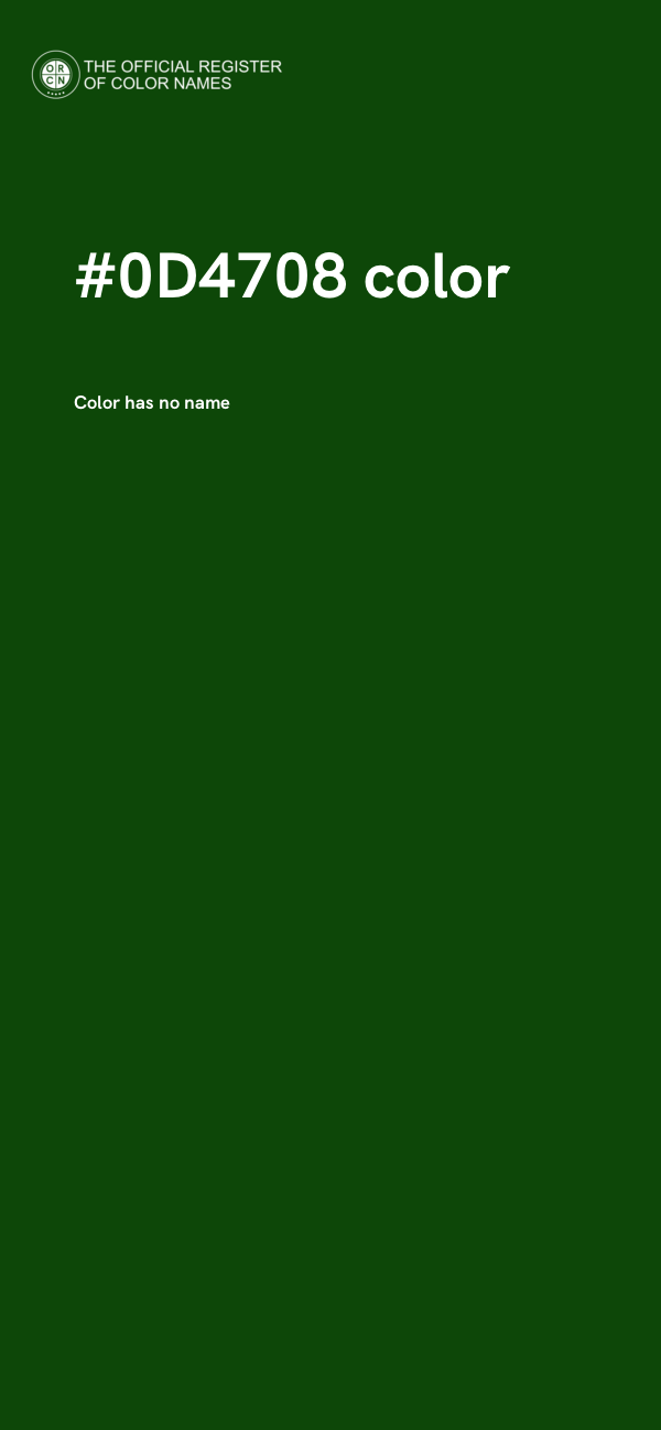 #0D4708 color image