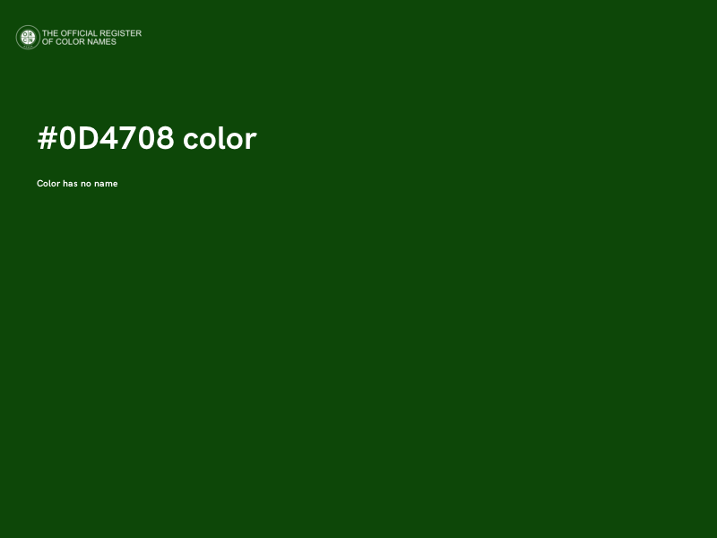 #0D4708 color image