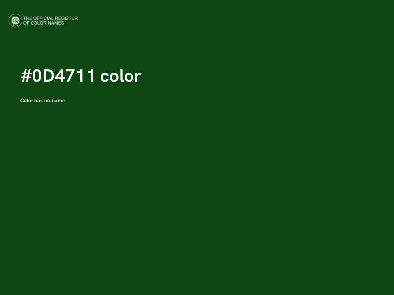 #0D4711 color image