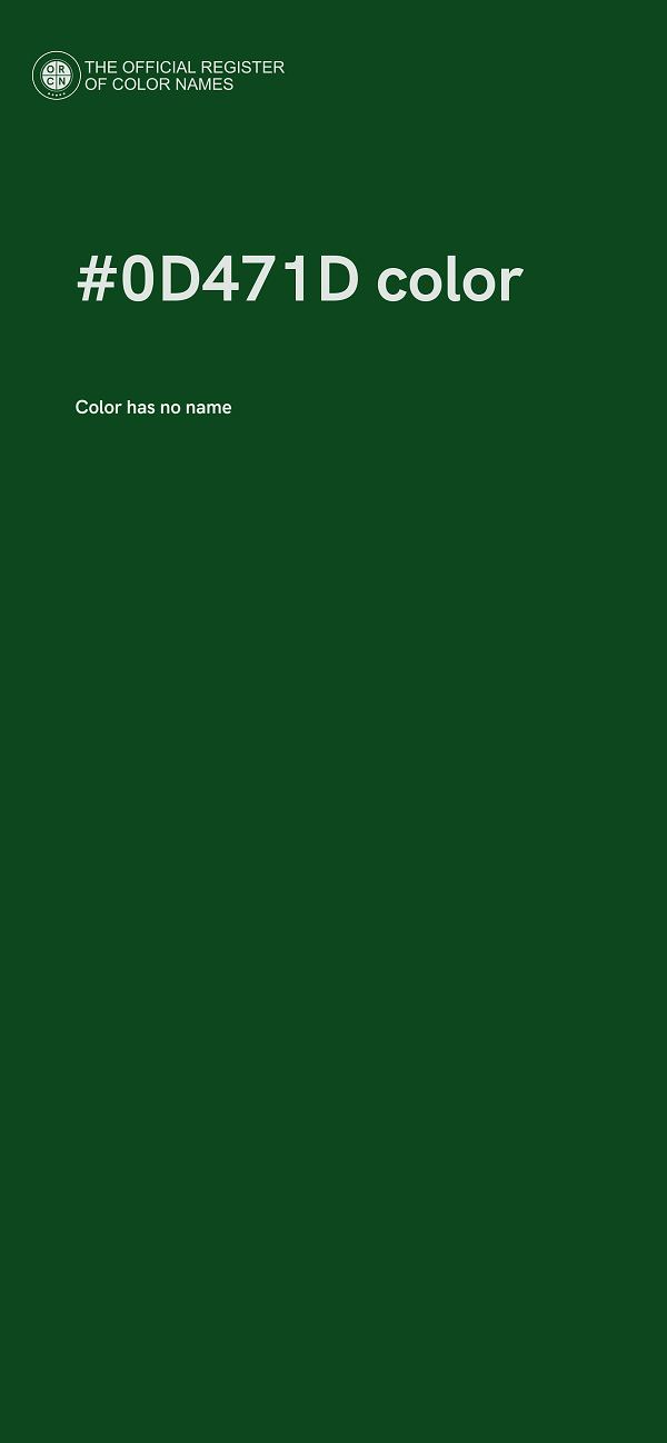 #0D471D color image