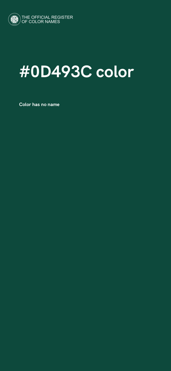 #0D493C color image