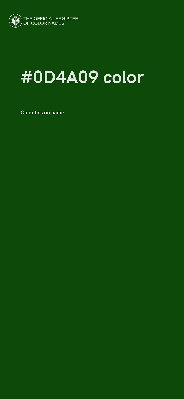 #0D4A09 color image