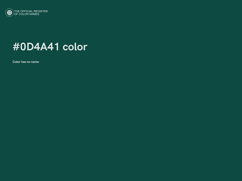 #0D4A41 color image