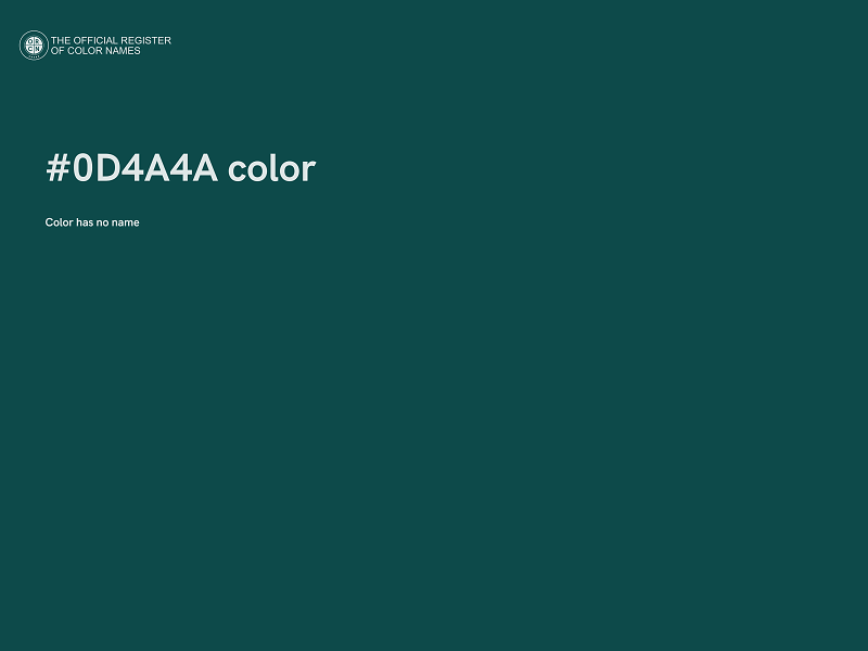 #0D4A4A color image