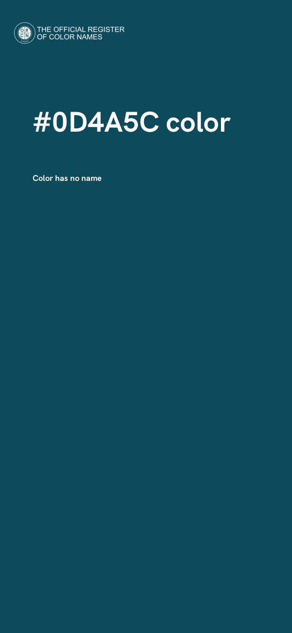 #0D4A5C color image