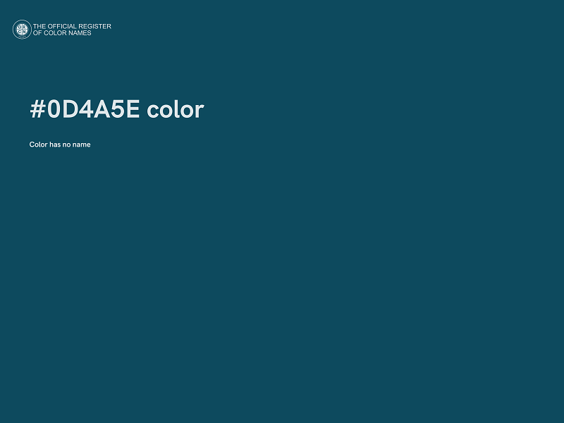 #0D4A5E color image