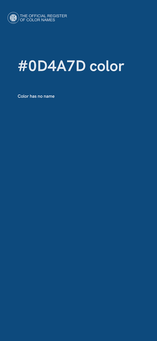 #0D4A7D color image