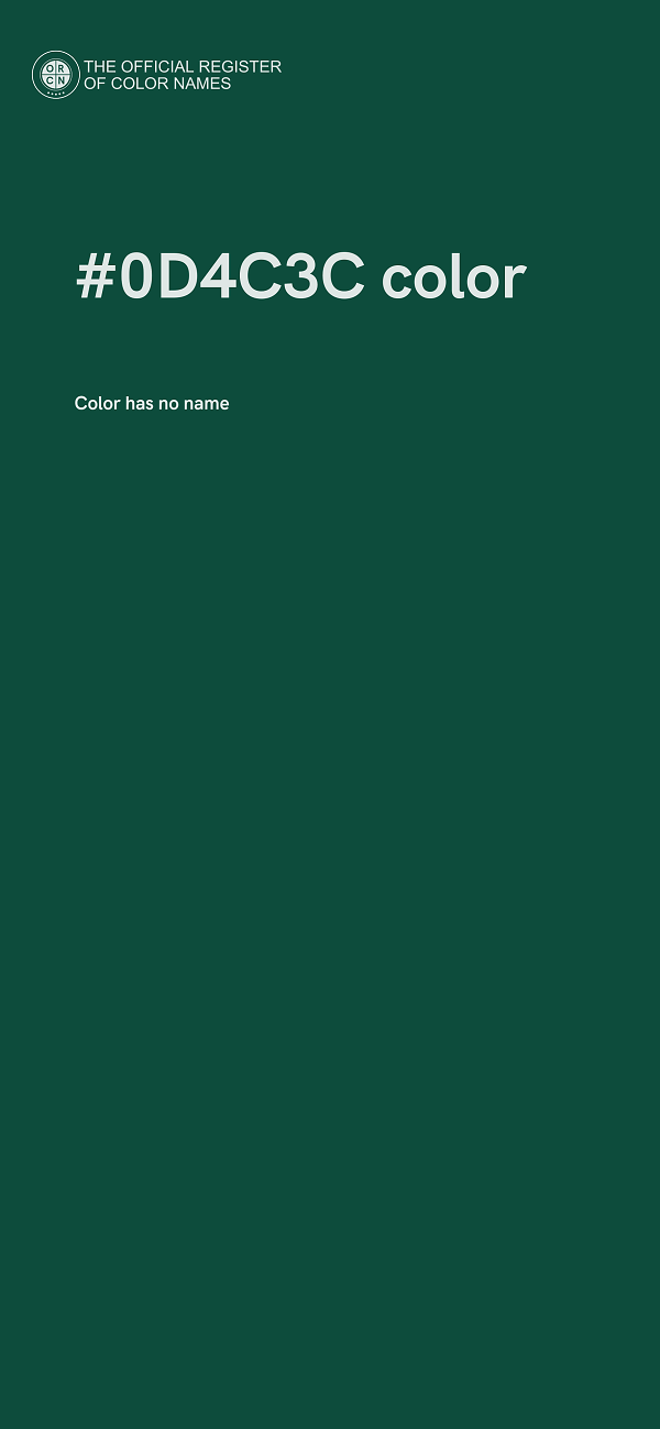 #0D4C3C color image