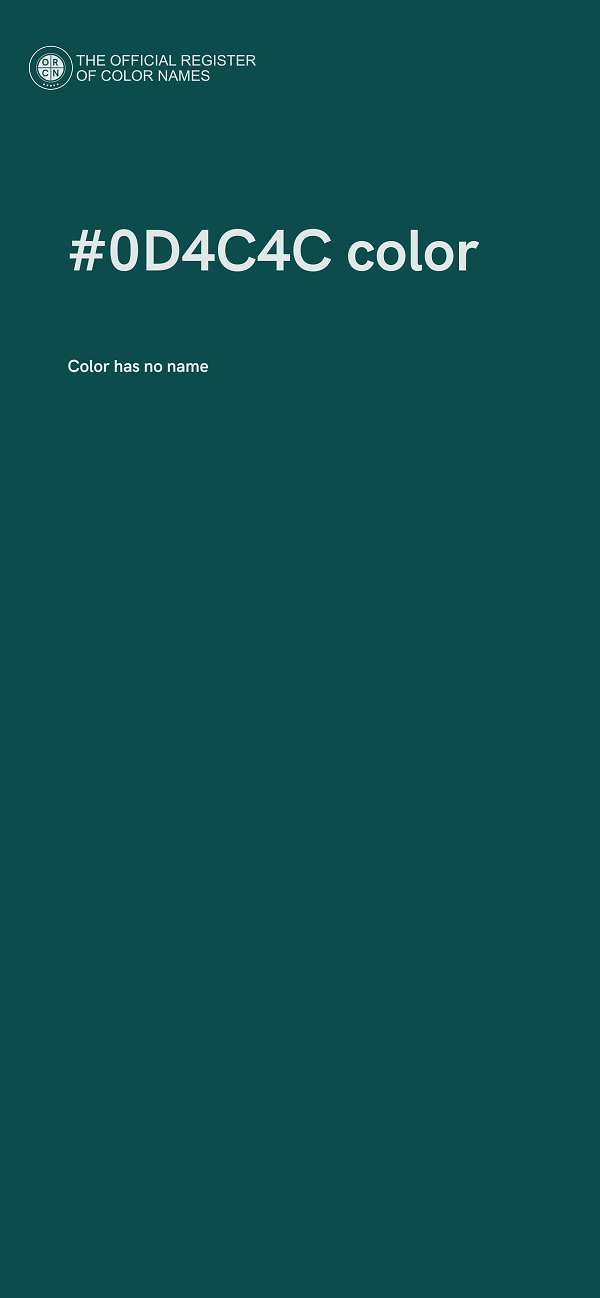 #0D4C4C color image