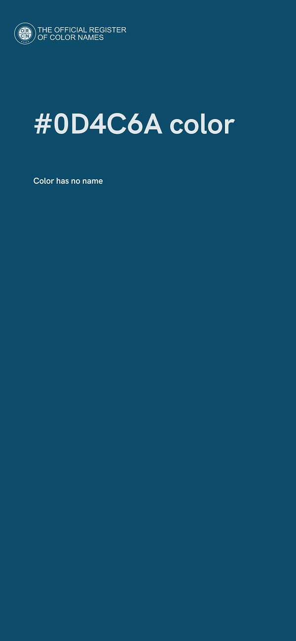 #0D4C6A color image