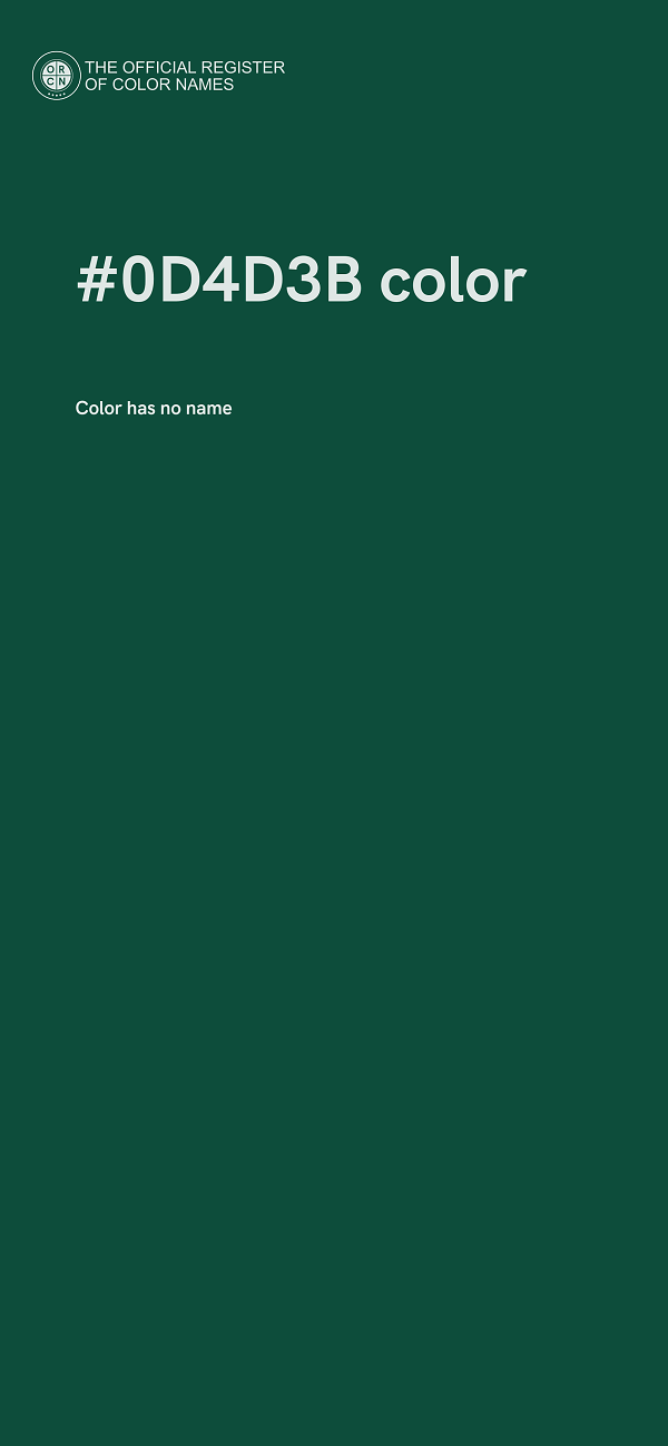 #0D4D3B color image