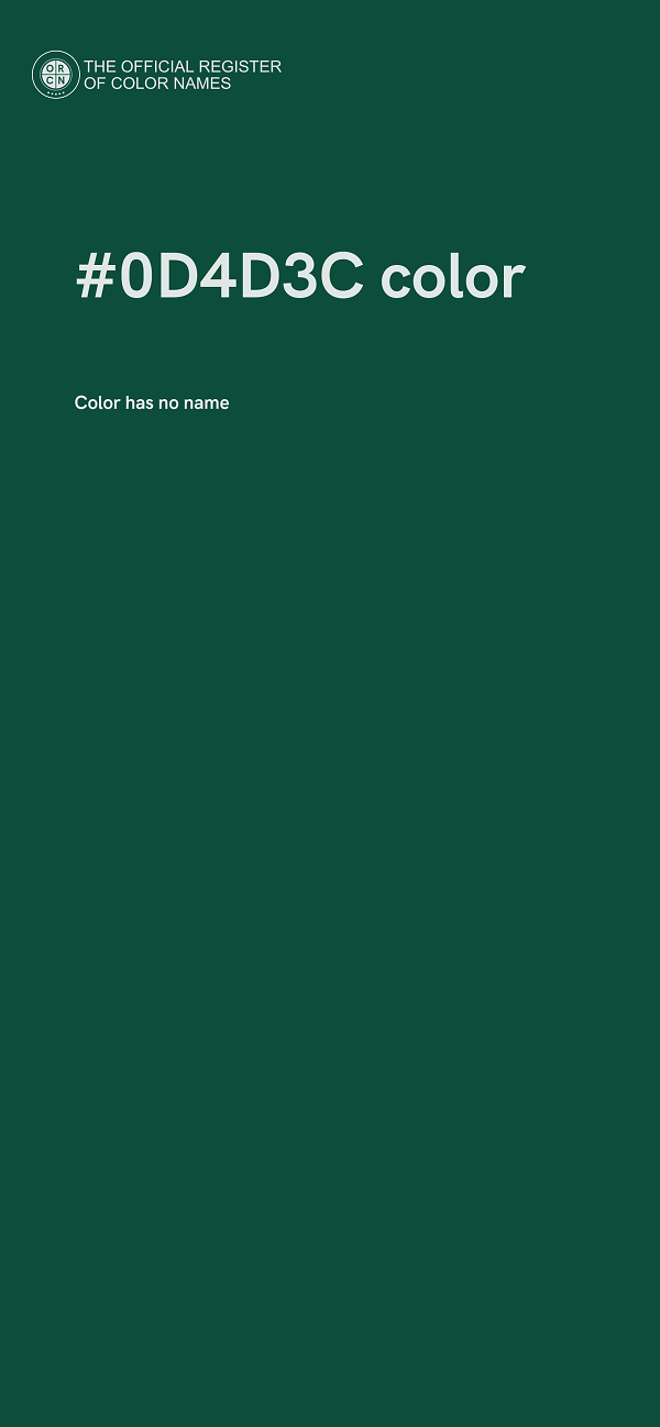 #0D4D3C color image