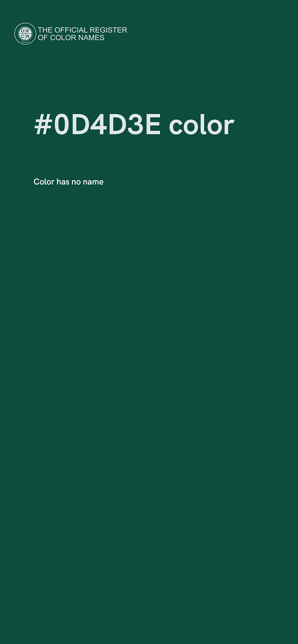 #0D4D3E color image