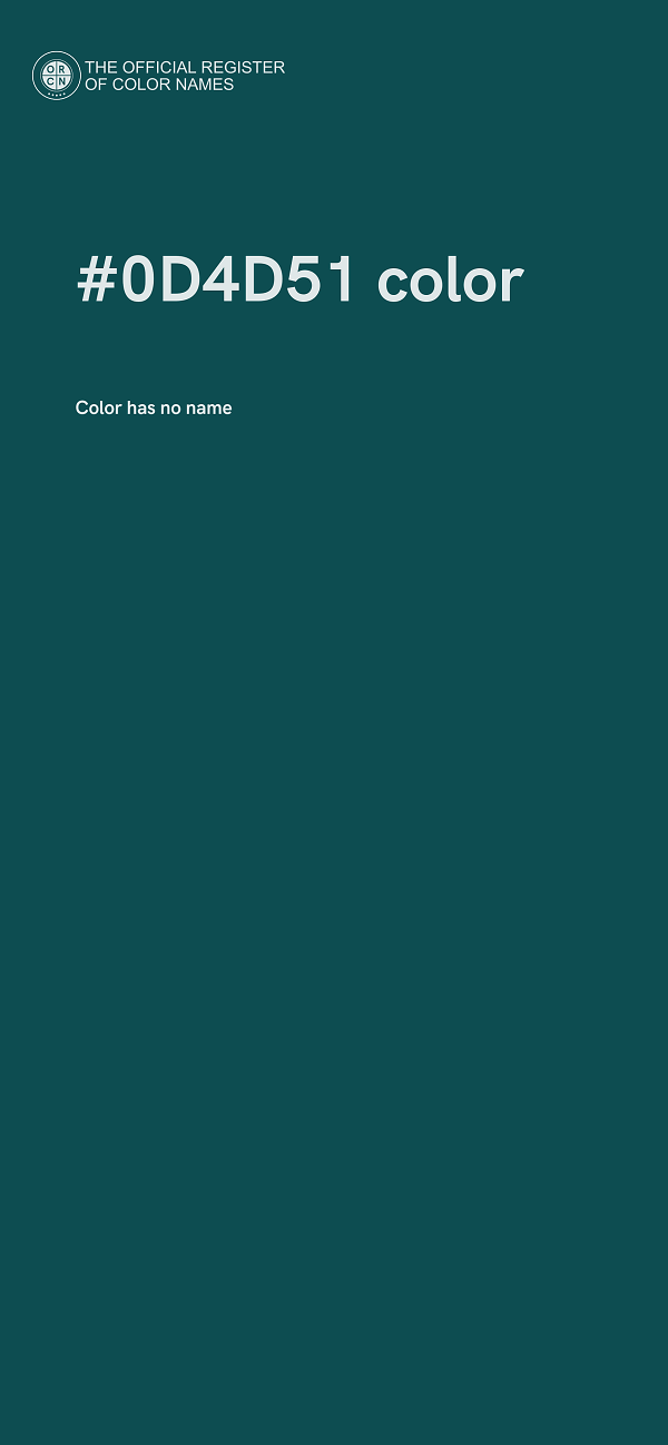 #0D4D51 color image