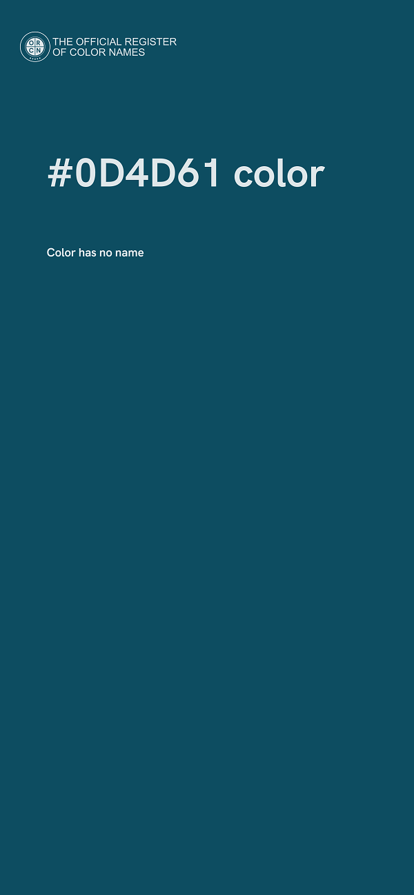 #0D4D61 color image