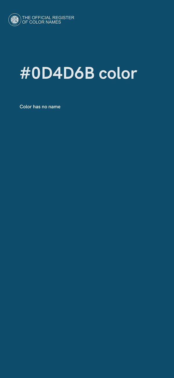 #0D4D6B color image