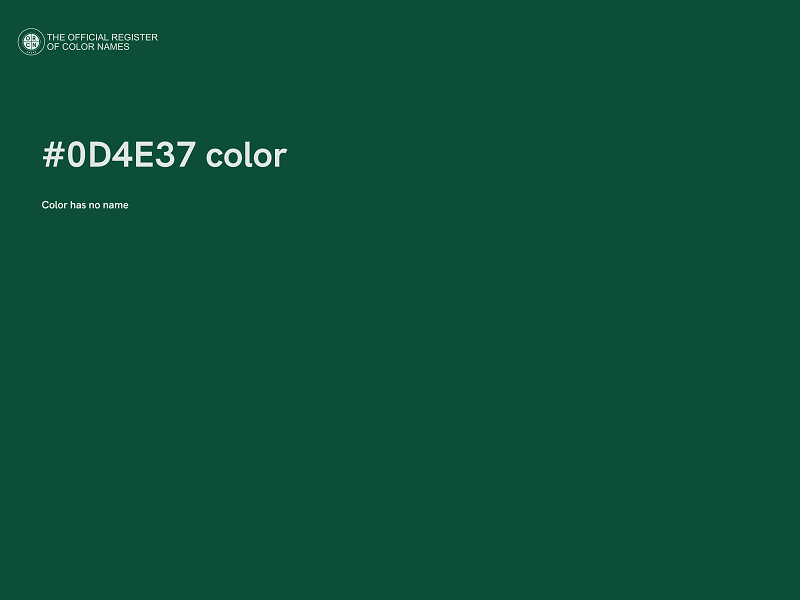 #0D4E37 color image