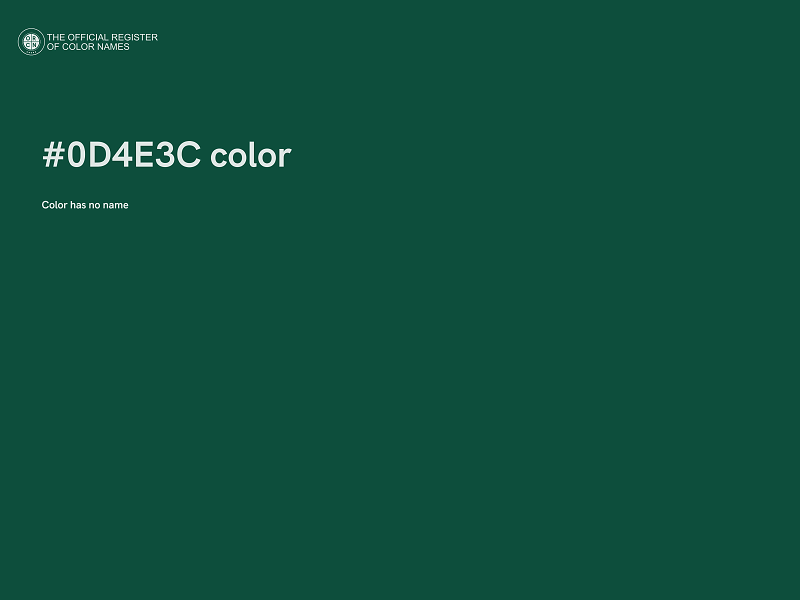 #0D4E3C color image