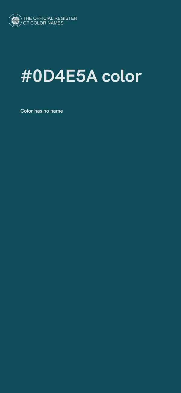 #0D4E5A color image