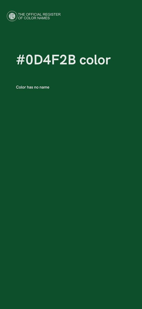 #0D4F2B color image