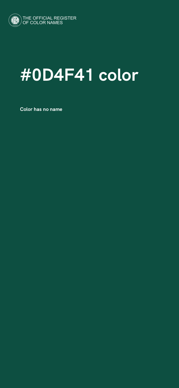 #0D4F41 color image