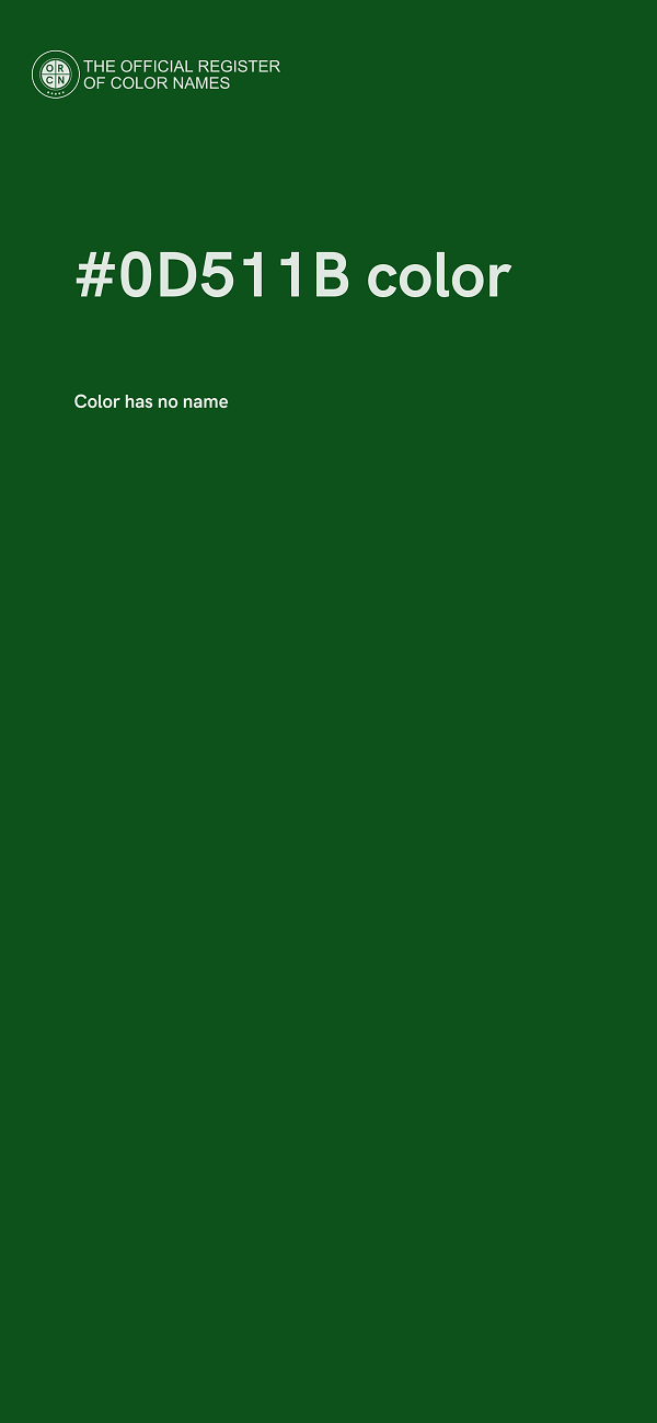 #0D511B color image