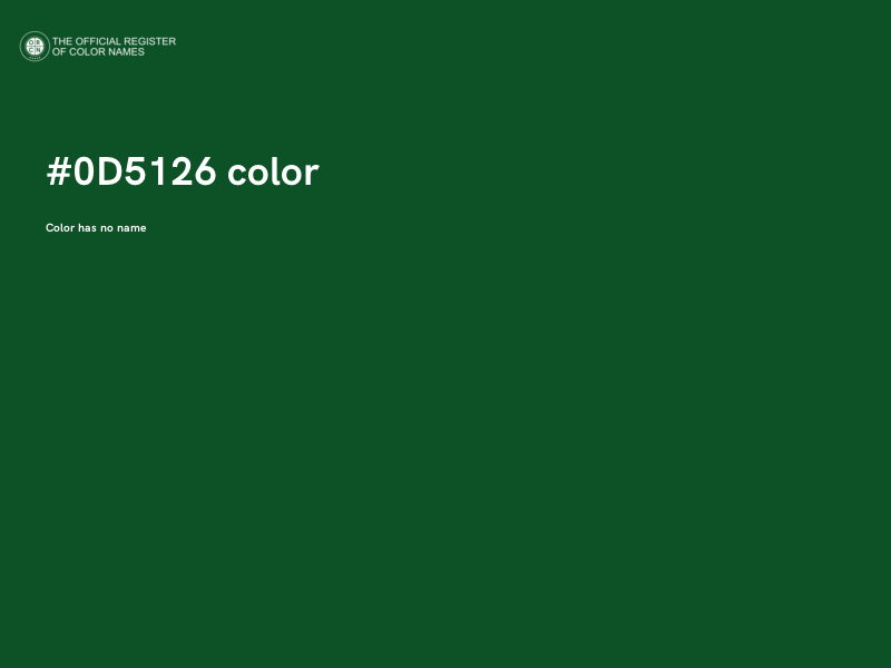 #0D5126 color image