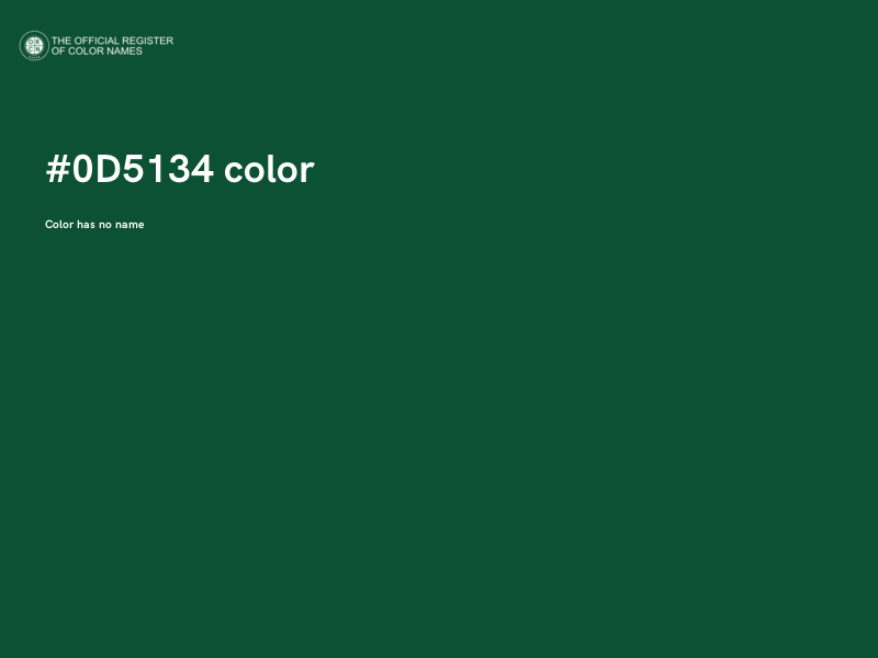 #0D5134 color image