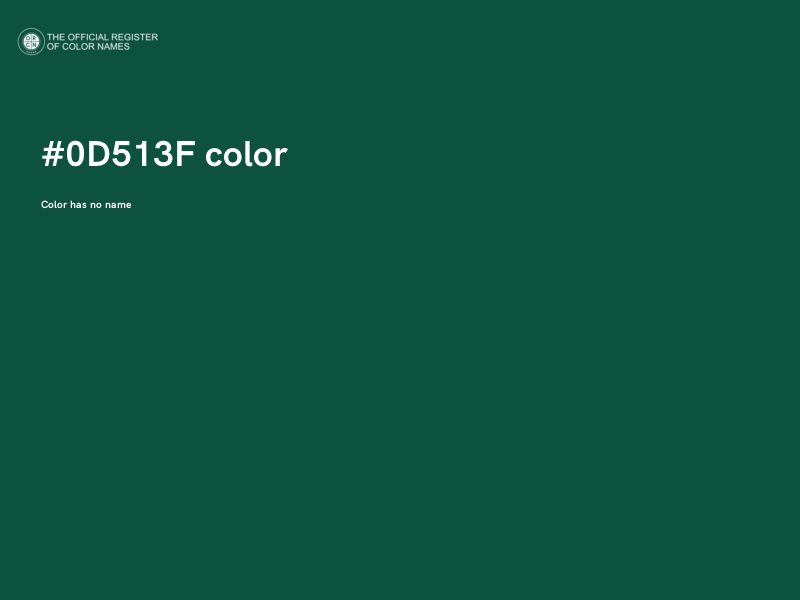 #0D513F color image