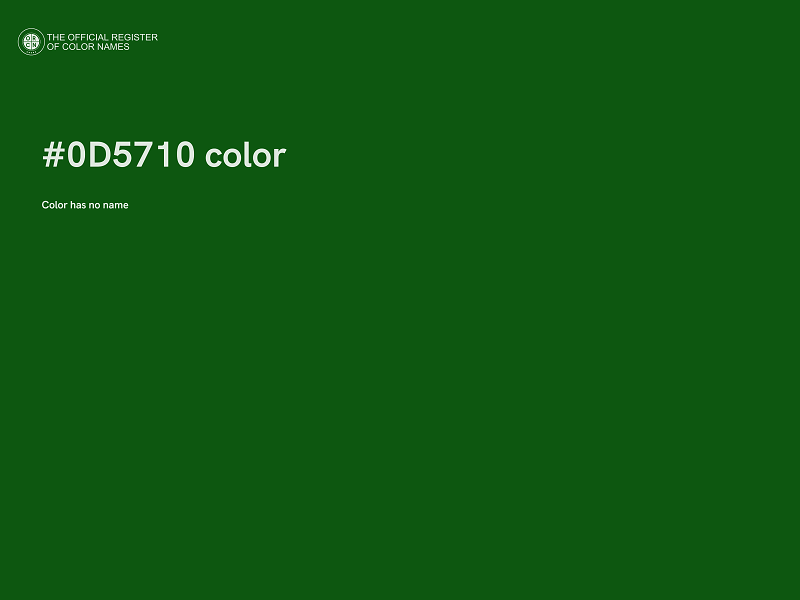 #0D5710 color image