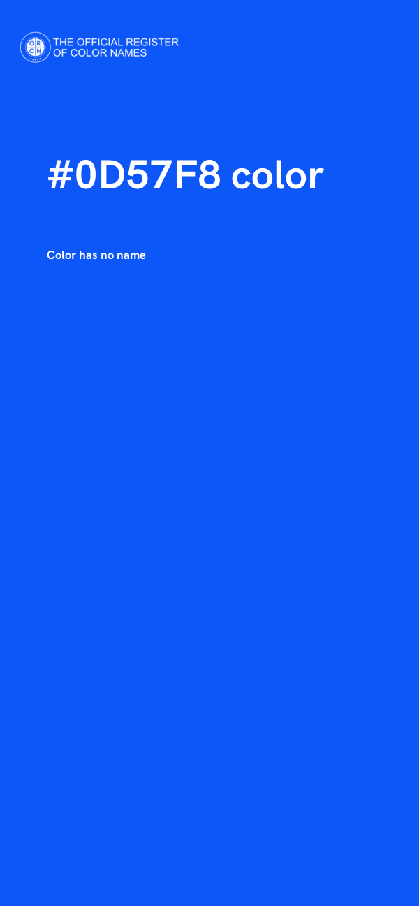 #0D57F8 color image
